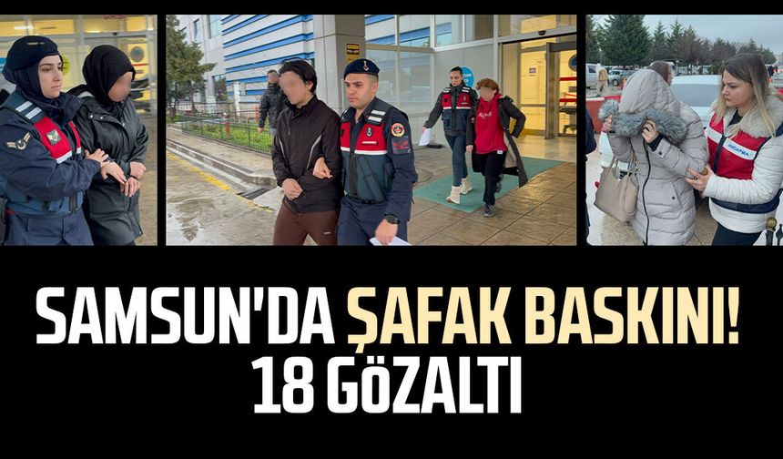 Samsun'da yasa dışı bahis ağına şafak baskını! 18 gözaltı