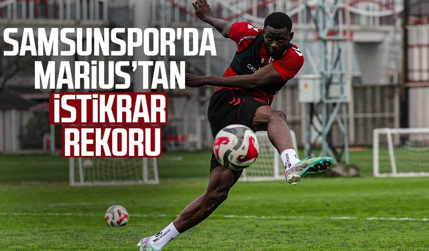 Samsunspor'da Marius Mouandilmadji'den istikrar rekoru