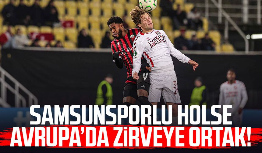 Samsunsporlu Carlo Holse Avrupa’da zirveye ortak!