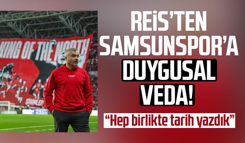 Thomas Reis’ten Samsunspor’a duygusal veda!