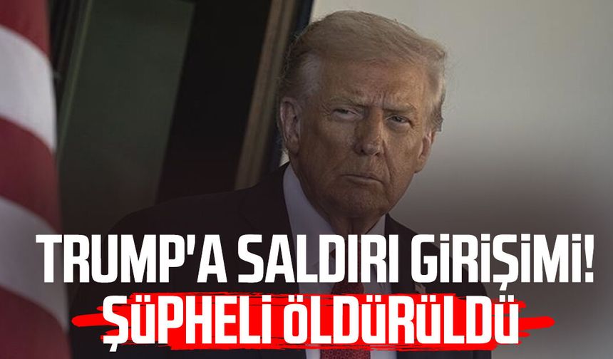 Trump'a saldırı girişimi! Şüpheli öldürüldü