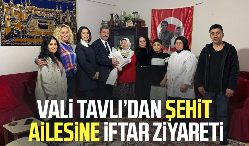 Samsun Valisi Orhan Tavlı'dan şehit Umut Bulut'un ailesine iftar ziyareti - samsungazetesi.com