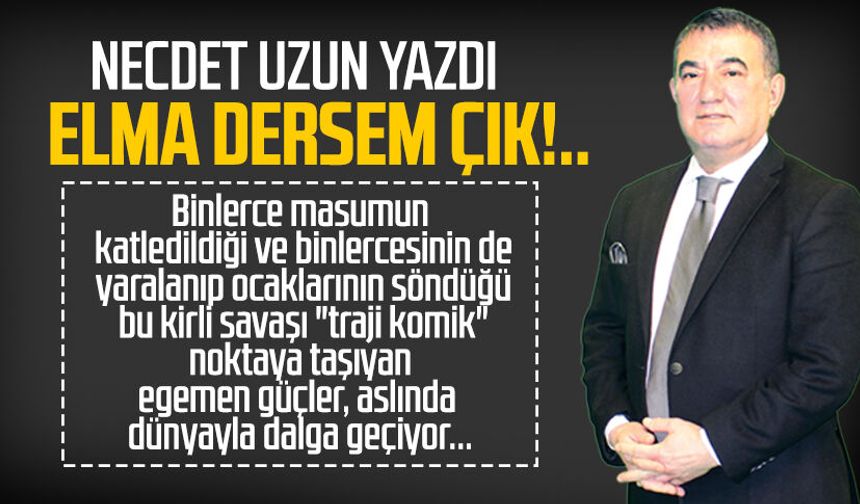 Necdet Uzun yazdı: Elma dersem çık!..
