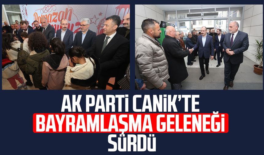 AK Parti Canik’te bayramlaşma geleneği sürdü