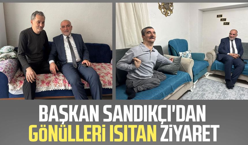 Başkan İbrahim Sandıkçı'dan gönülleri ısıtan ziyaret