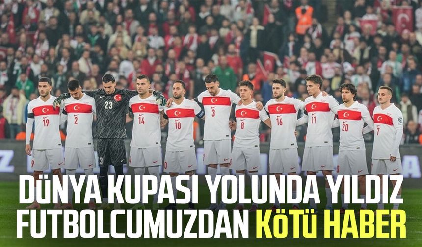 Dünya Kupası yolunda Merih Demiral'dan kötü haber