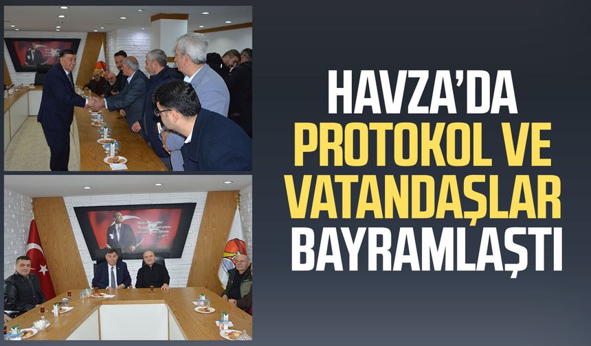 Havza’da bayramda birlik ve beraberlik vurgusu