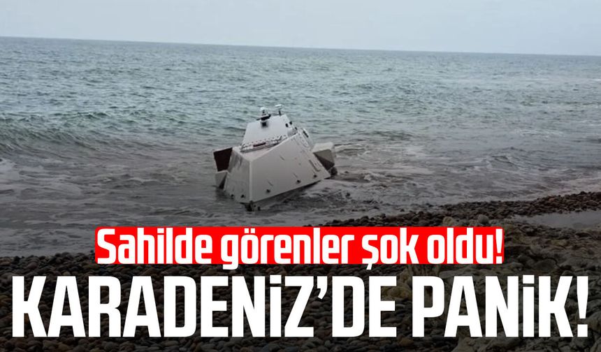 Karadeniz'de panik! Sahilde görenler şok oldu