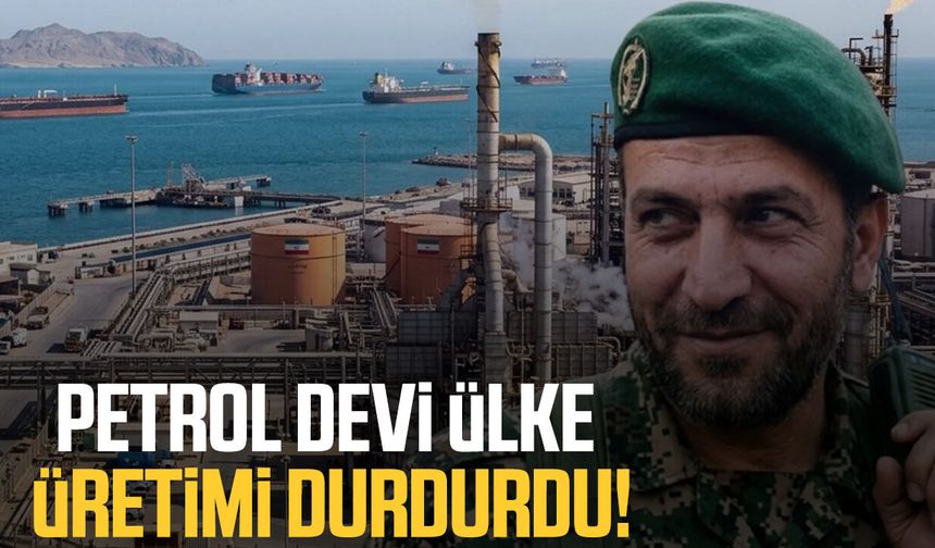Petrol devi ülke üretimi durdurdu!