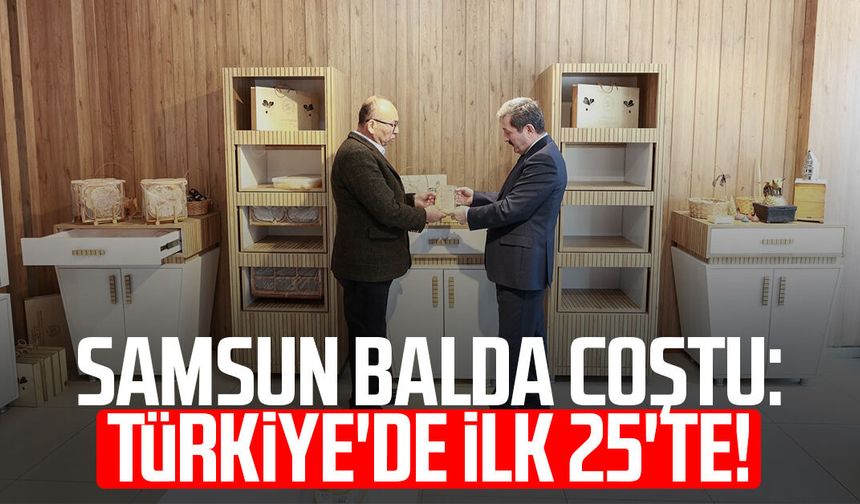 Samsun balda coştu: Türkiye'de ilk 25'te!