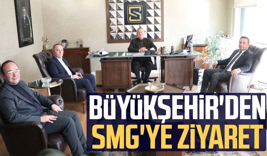 Samsun Büyükşehir Belediyesi'nden SMG'ye ziyaret