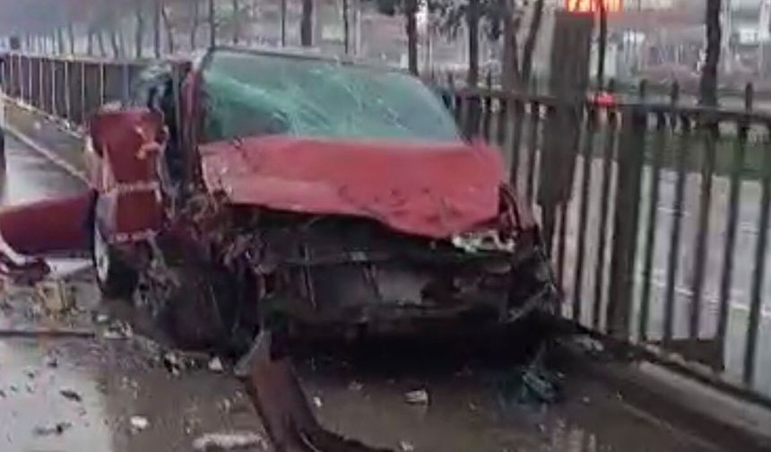 Samsun Tekkeköy'de otomobil ile tır çarpıştı!