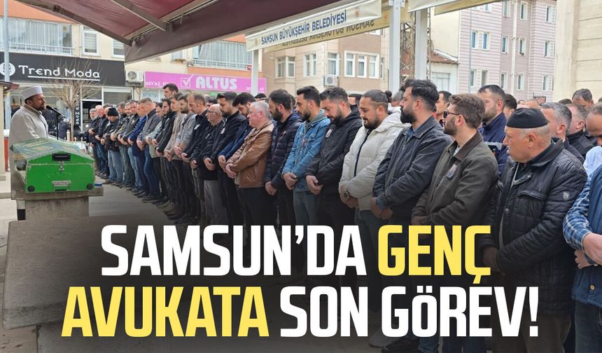 Samsun'da avukat Kürşat Fırat Ay'a son görev!