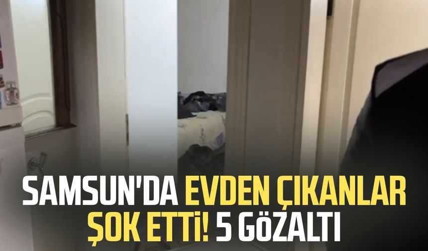 Samsun'da 52 bin hap ele geçirildi: 5 gözaltı