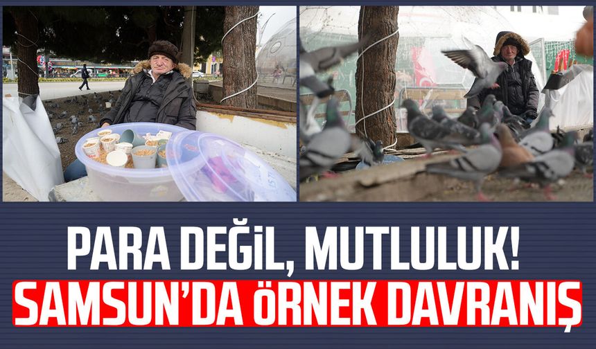 Para değil, mutluluk! Samsun’da Kemal Parlak'tan örnek davranış