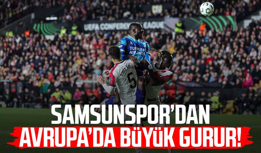 Samsunspor’dan Avrupa’da büyük gurur!