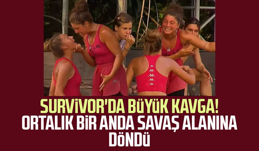 Survivor'da büyük kavga! Ortalık bir anda savaş alanına döndü