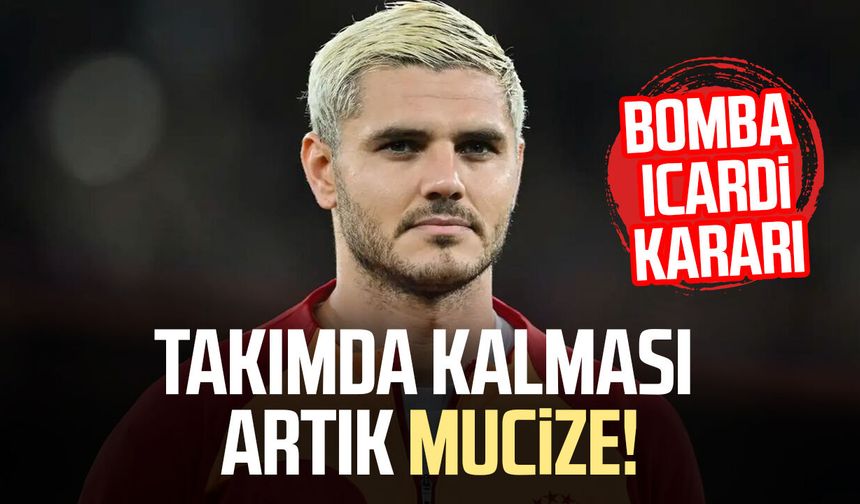 Takımda kalması artık mucize: Bomba Icardi kararı
