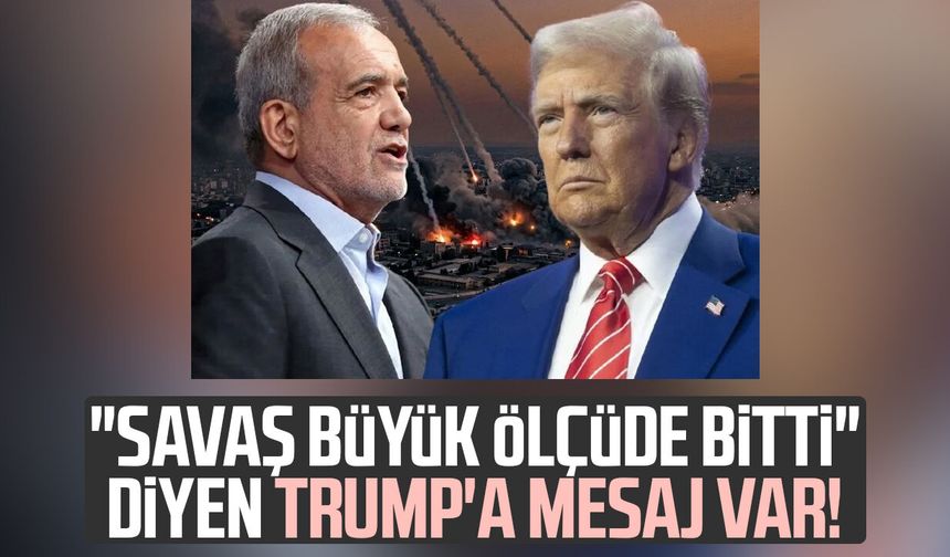 "Savaş büyük ölçüde bitti" diyen Trump'a mesaj var!