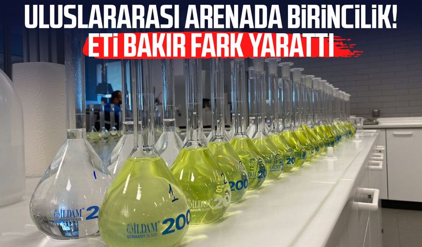 Uluslararası arenada birincilik! Eti Bakır fark yarattı