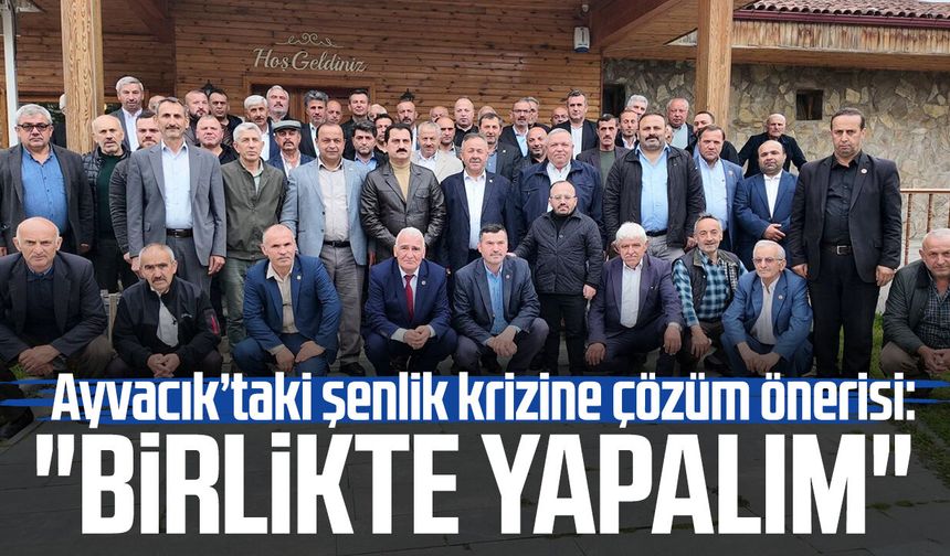 Ayvacık’taki şenlik krizine çözüm önerisi: "Birlikte yapalım"