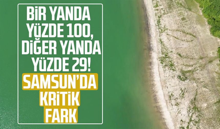 Bir yanda yüzde 100, diğer yanda yüzde 29! Samsun’da kritik fark