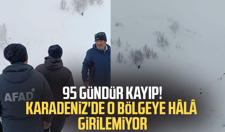 Bülent Gezer 95 gündür kayıp! Karadeniz'de çığ bölgesine hâlâ girilemiyor