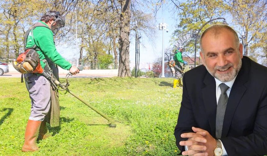 Canik Belediyesi parkları yaza hazırlıyor