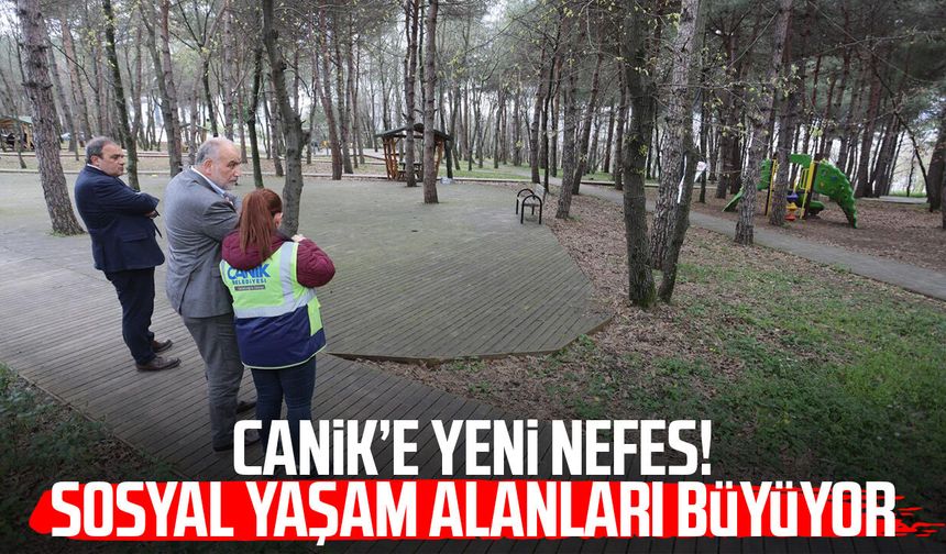 Canik’e yeni nefes! Sosyal yaşam alanları büyüyor