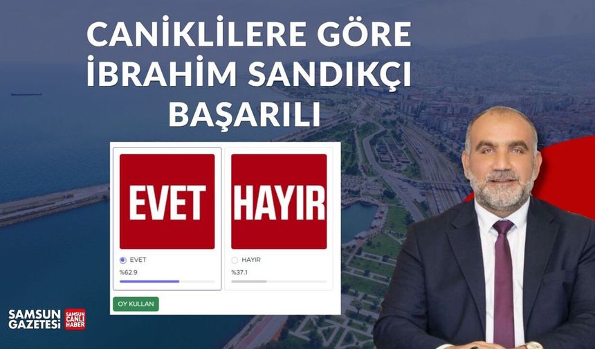 Canikliler İbrahim Sandıkçı'yı başarılı buluyor mu?