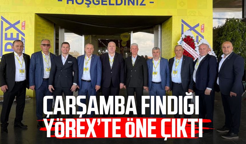 Çarşamba fındığı YÖREX’te öne çıktı