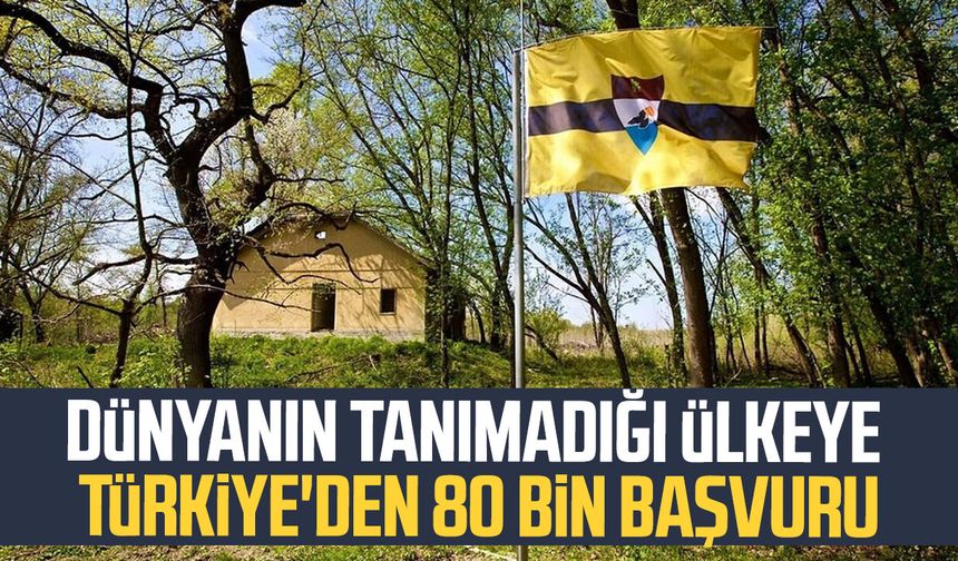 Dünyanın tanımadığı ülkeye Türkiye'den 80 bin başvuru
