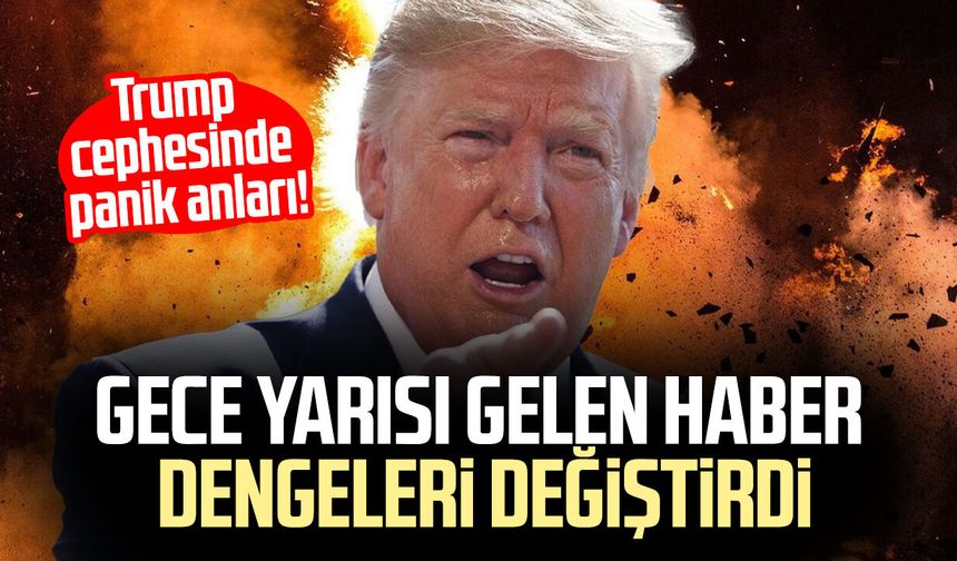Trump cephesinde panik anları! Gece yarısı gelen haber dengeleri değiştirdi