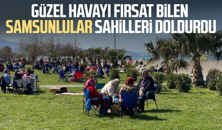 Samsun’da yazdan kalma gün! Vatandaşlar sahile akın etti - samsungazetesi.com