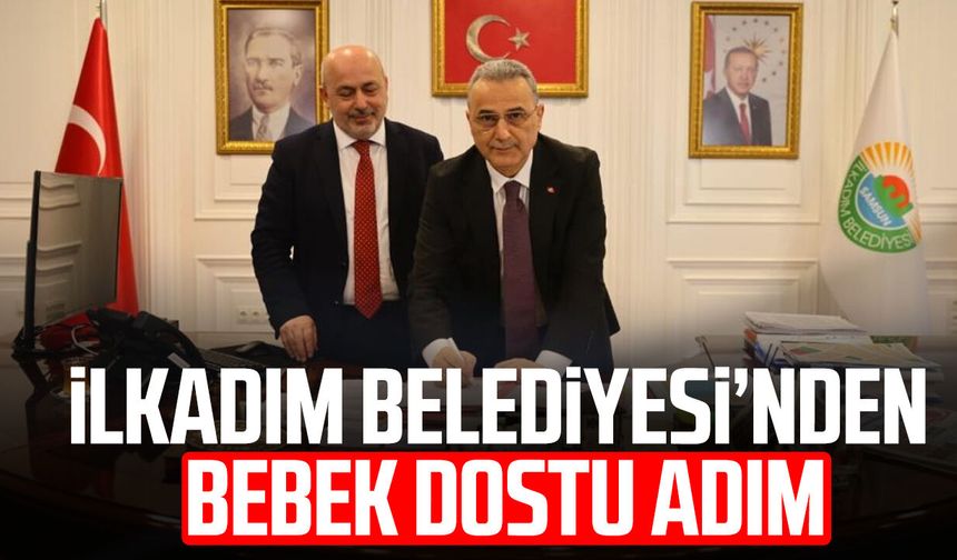 İlkadım Belediyesi’nden örnek proje: Bebek dostu adım