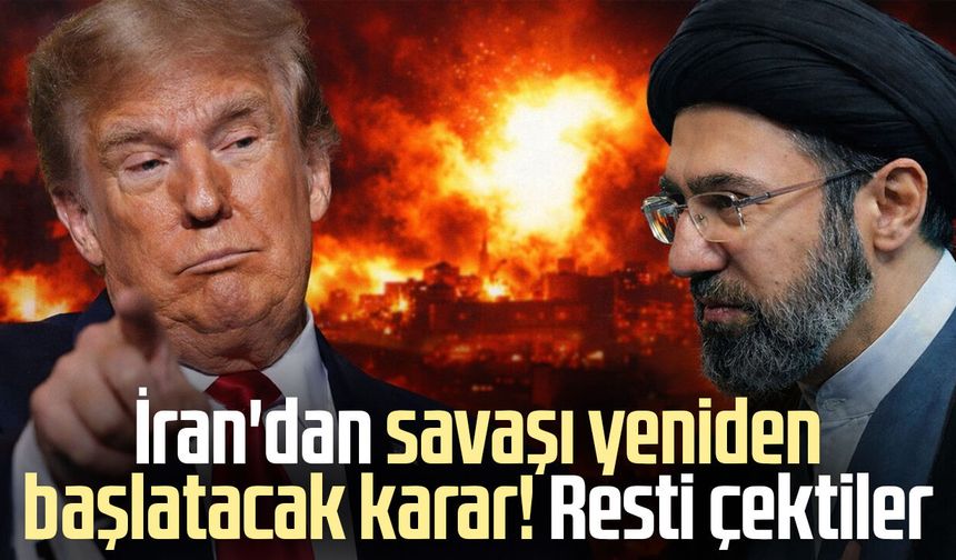 İran'dan savaşı yeniden başlatacak karar! Resti çektiler
