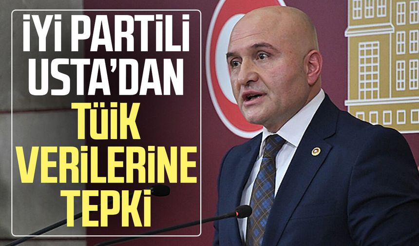 İYİ Partili Erhan Usta’dan TÜİK verilerine tepki