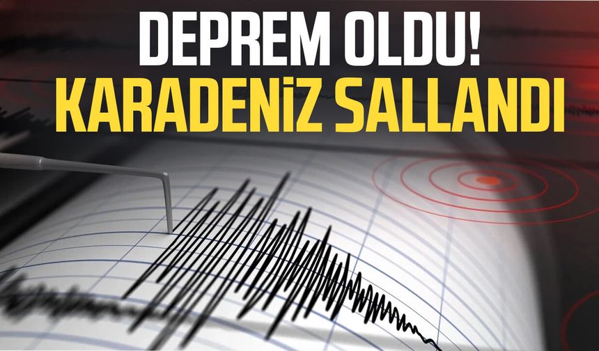 Karadeniz sallandı! Çorum'da deprem