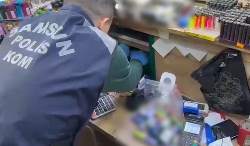 Özel bölme yapmışlar! Samsun'da operasyonda ele geçirildi