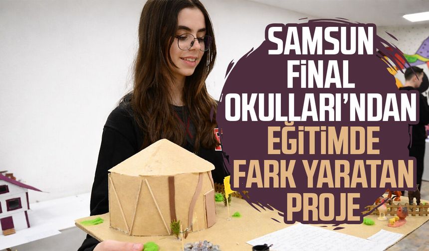 Samsun Final Okulları’ndan eğitimde fark yaratan proje