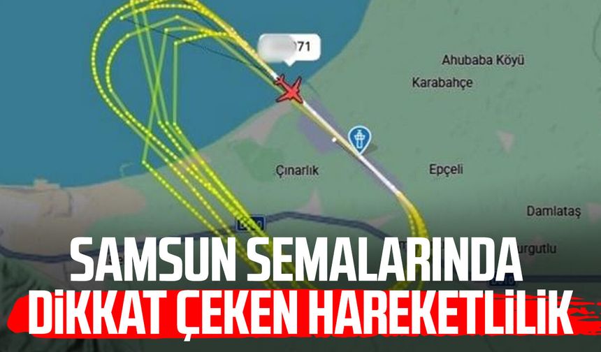 Samsun hava sahası pilotların eğitim üssü oldu