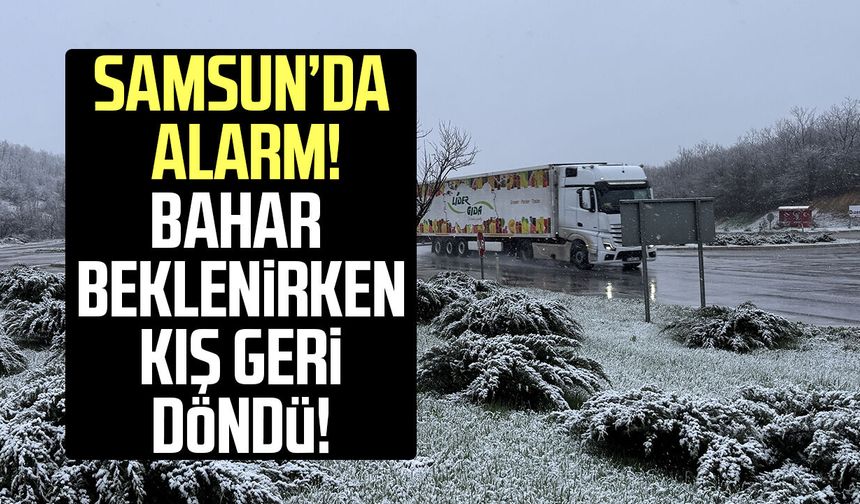 Samsun’a çifte uyarı! Hem yağmur hem zirai don