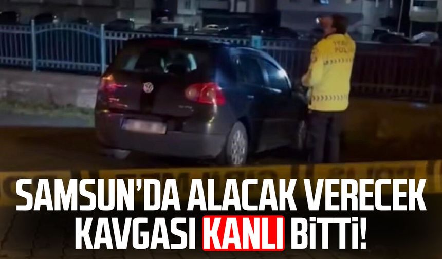 Samsun Terme'de alacak verecek kavgası kanlı bitti!