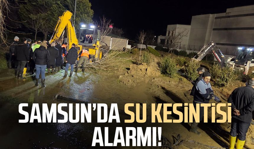 Samsun’da bugün su kesintisi yaşanacak mahalleler açıklandı