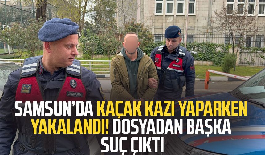 Samsun'da define ararken yakalandı, hırsızlıktan gözaltına alındı