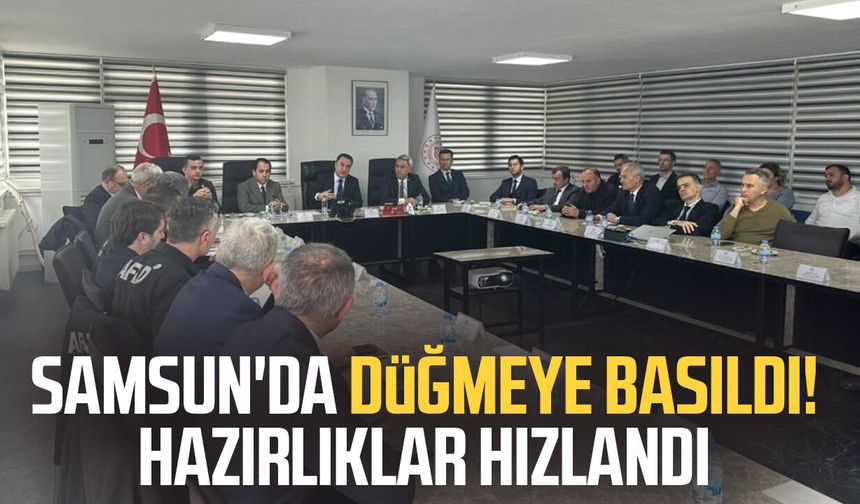 Samsun’da afet anı için kritik plan devrede