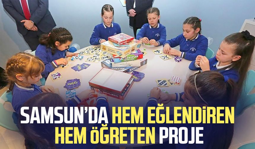 Samsun’da öğrenciler için dikkat çeken proje