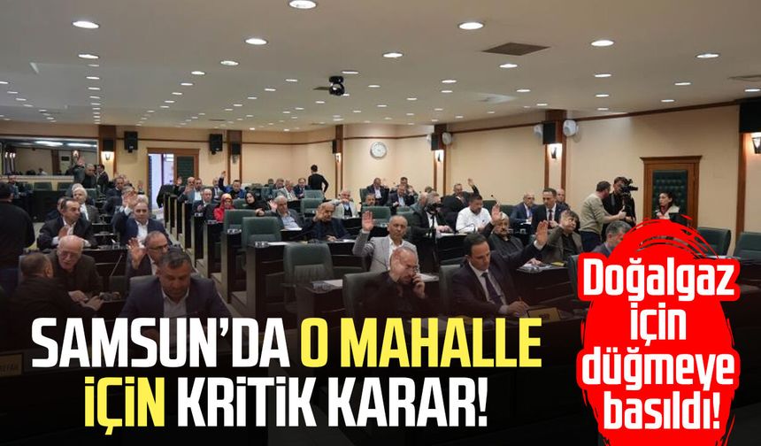Samsun'da Balaç Mahallesi için kritik karar! Meclisten geçti