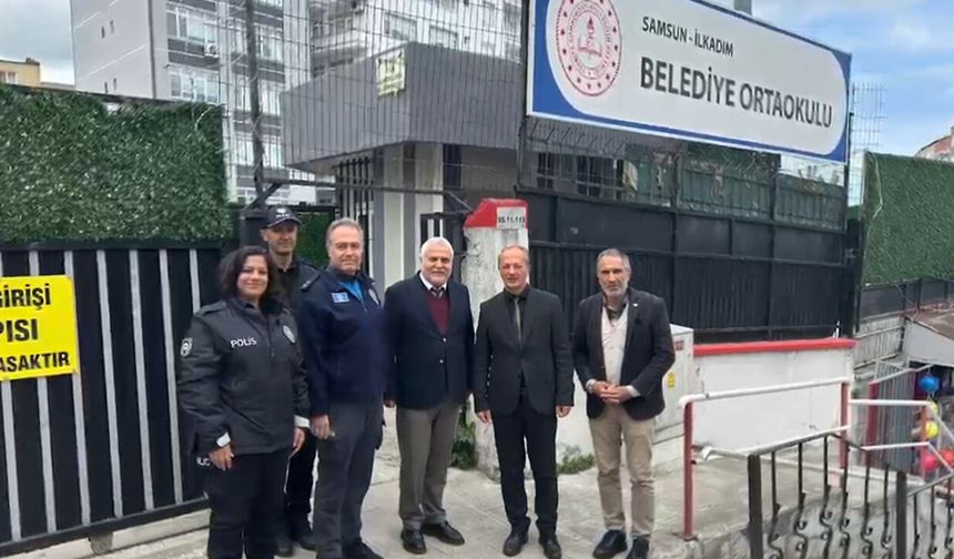 Samsun’da okul çevrelerinde sıkı denetim: Polis sahada