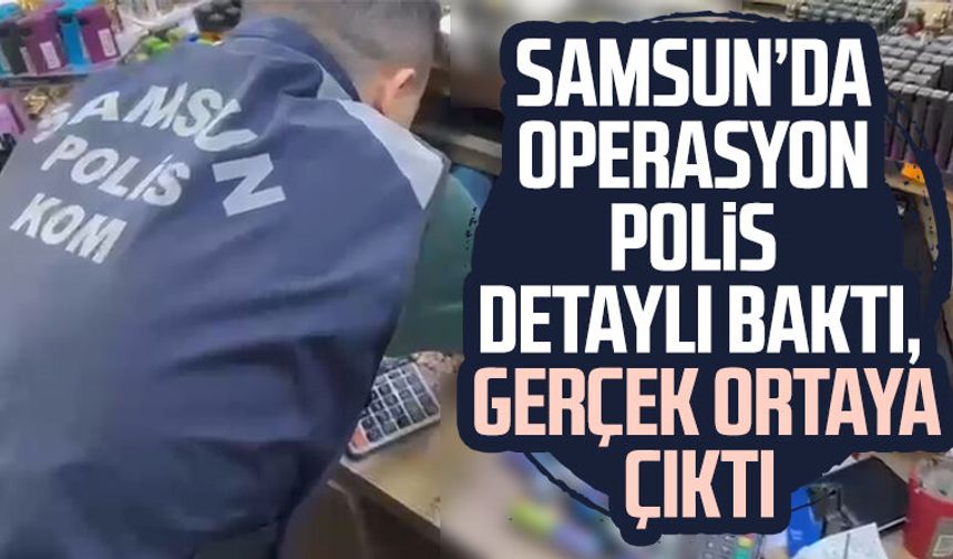 Özel bölme yapmışlar! Samsun'da operasyonda ele geçirildi